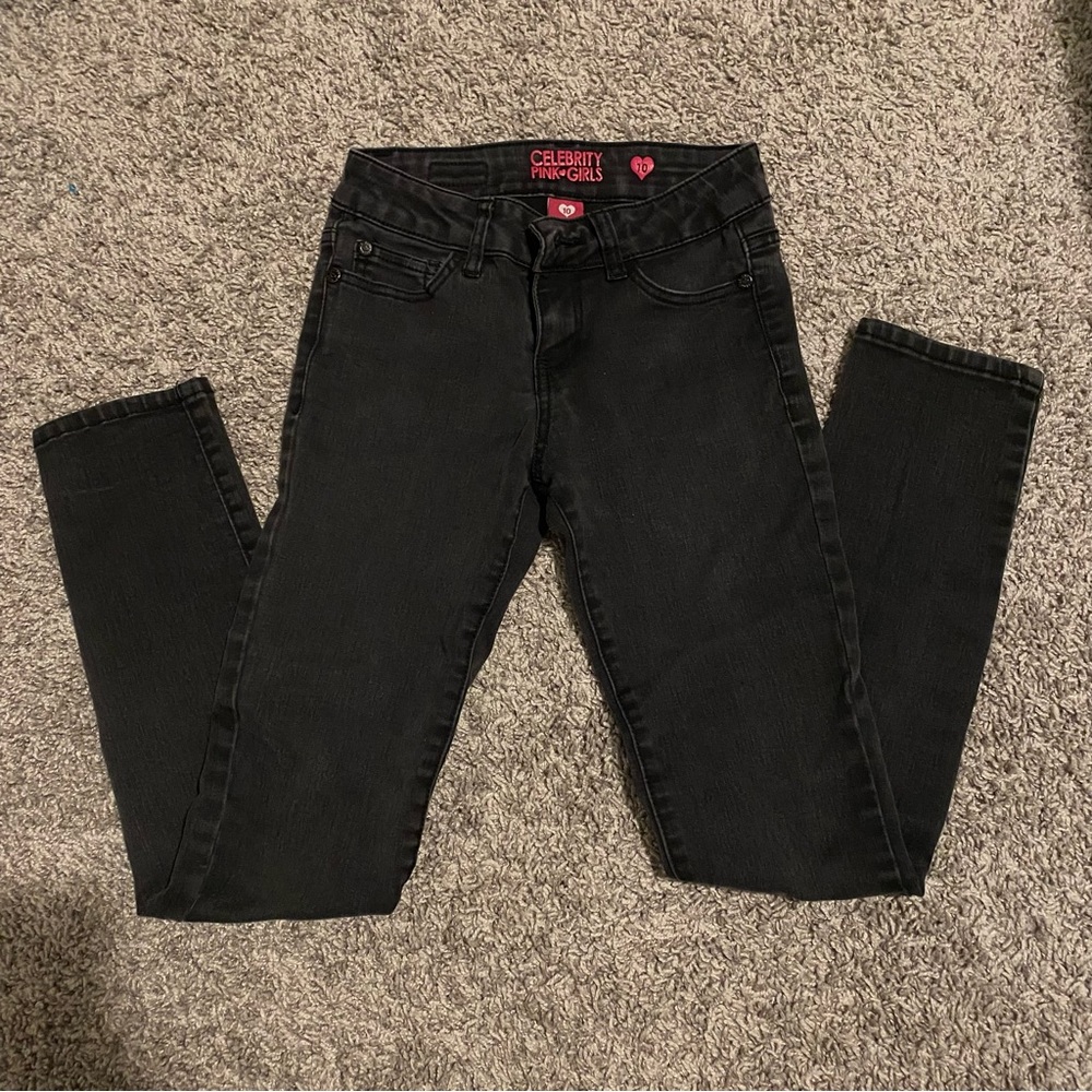 Celebrity Pink Girls’ Black Skinny Jeans